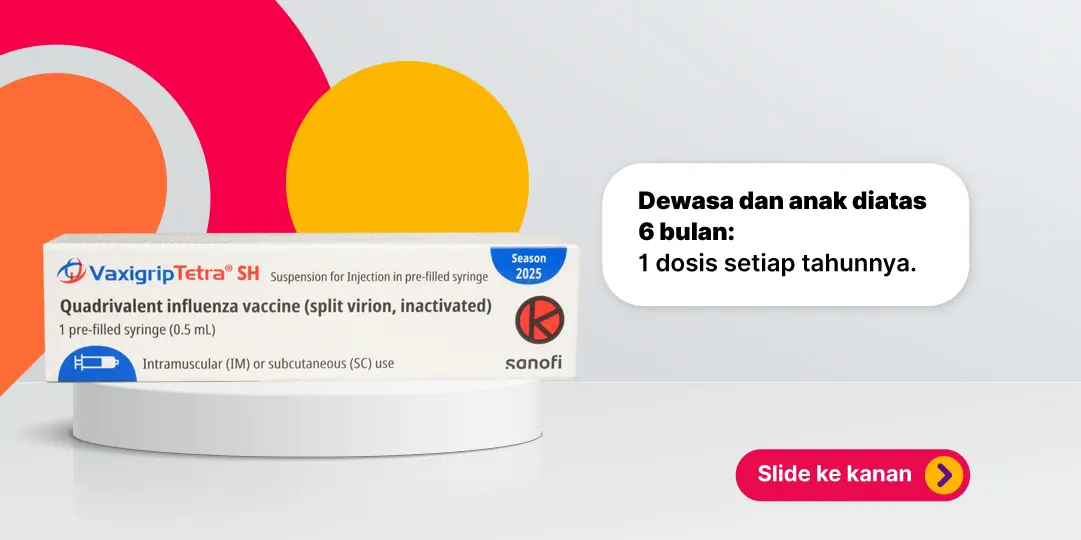 Vaksinasi Influenza (Vaxigrip Tetra)