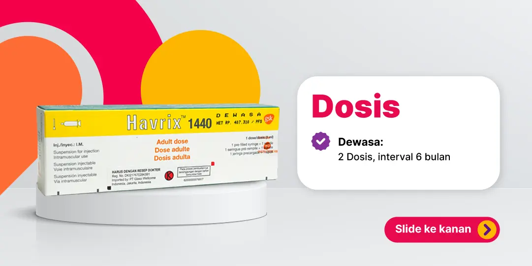Vaksinasi Hepatitis A Dewasa (Havrix 1440)