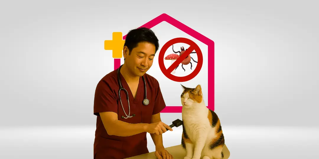 Grooming Kucing (Perawatan Anti-kutu/Tungau/Jamur)