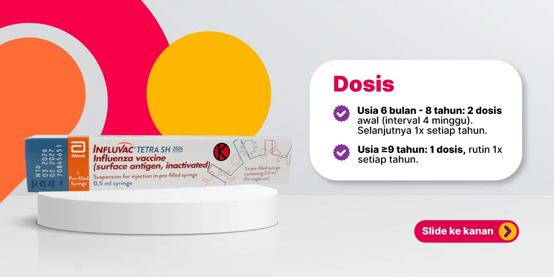 Vaksinasi Influenza (Influvac Tetra)