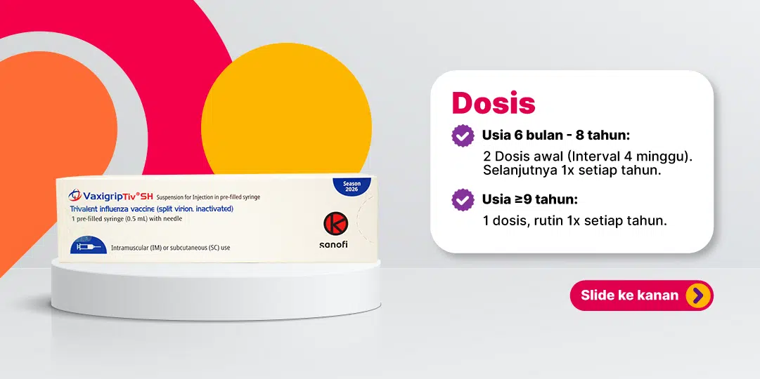 Vaksinasi Influenza 3 Strain (Vaxigrip TIV)