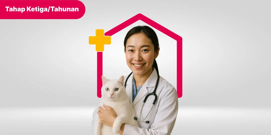 Vaksin Kucing Ketiga / Tahunan (F4 + R)