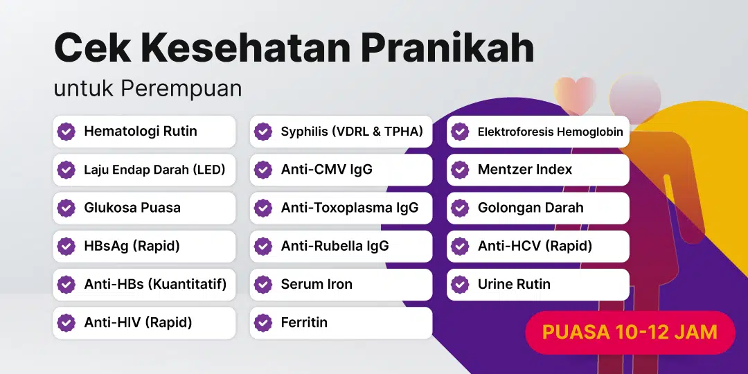 Cek Kesehatan Pranikah - Wanita